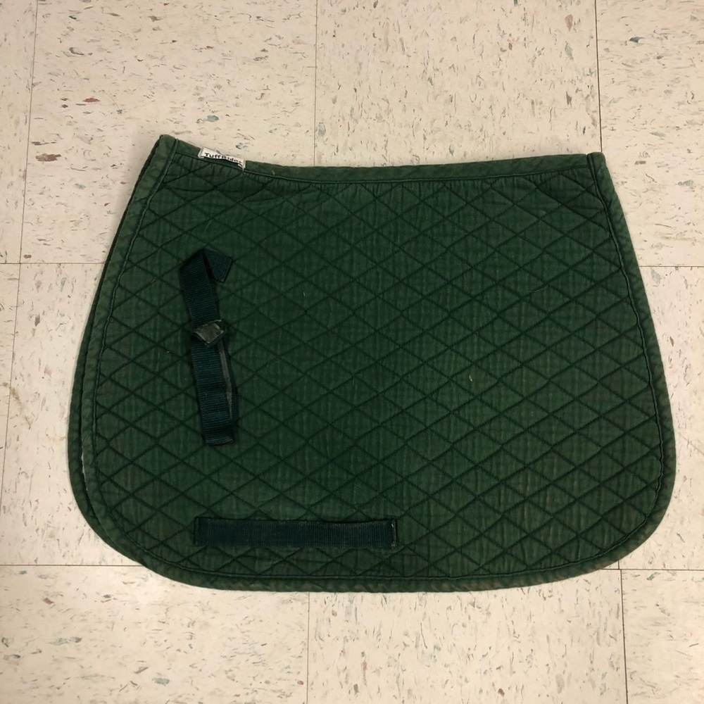 tuff rider green pony saddle pad